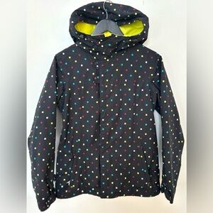 Burton DRYRIDE Snowboard Jacket Small Waterproof Ski Retro Print